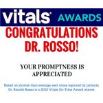 Vitals Award to dr. Rosso