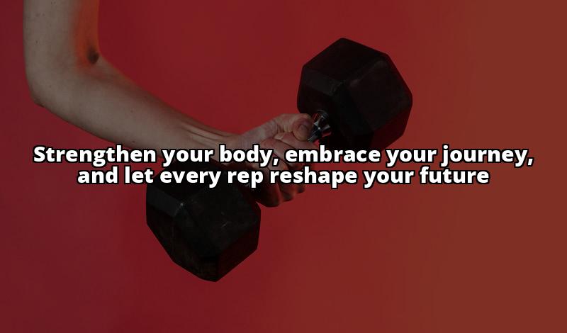 A person lifting weights at the gym, building muscle to improve skin appearance